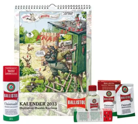 Bild: Ballistol Kalender 2013 mit den Illustrationen von Harald Klavinius