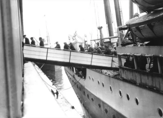 Bild: Neue Sonderausstellung in der BallinStadt: „Nach Kanada. Abschied und Ankunft – Cuxhaven und Halifax“