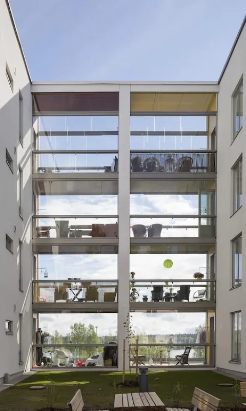 Lumon Balkonfassade