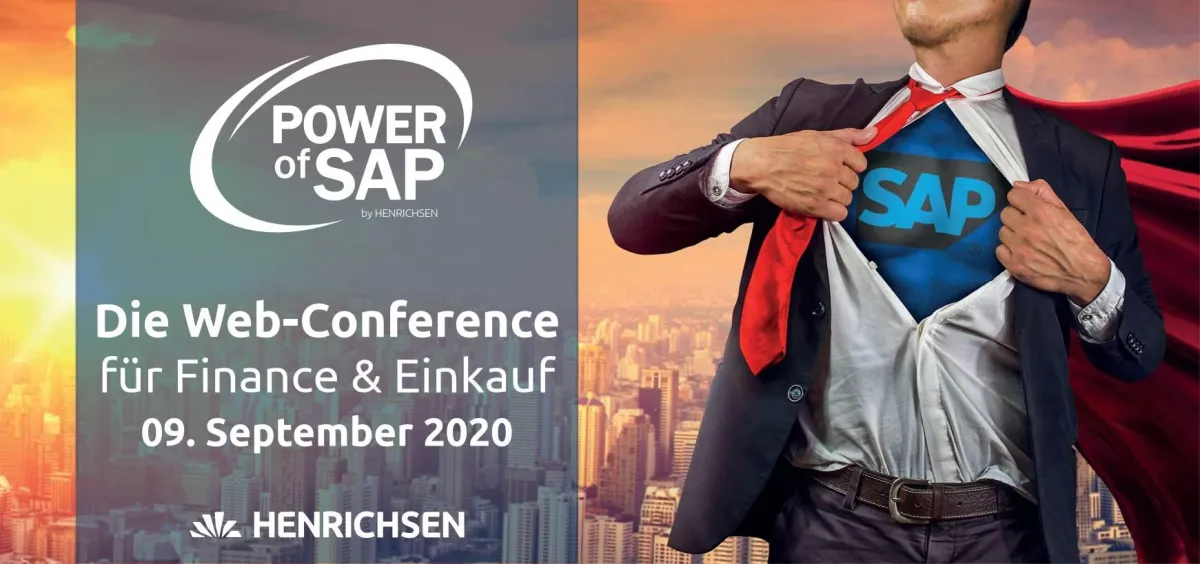 Digitalisierung für Finanzen & Einkauf: HENRICHSEN AG informiert in Web-Conference