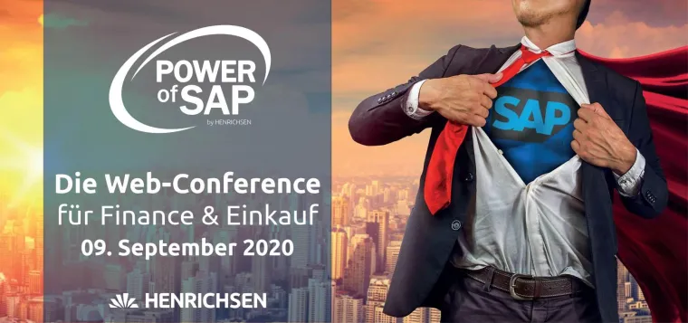HENRICHSEN AG lädt zur Web-Conference POWER of SAP Bild: HENRICHSEN AG lädt zur Web-Conference POWER of SAP