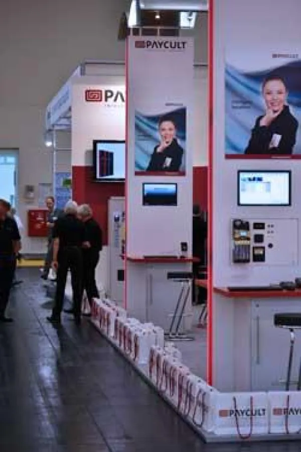 Paycult-Messestand auf der Eu'Vend 2011