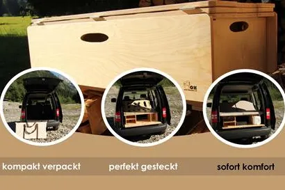 Bild: Der Biber in der Box - Camping für Kurzentschlossene!