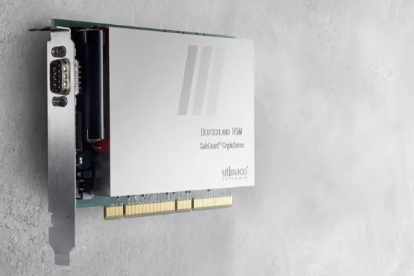 Utimaco Safeware AG präsentiert „Deutschland HSM“ auf der Cartes in Paris Bild: Utimaco Safeware AG präsentiert „Deutschland HSM“ auf der Cartes in Paris