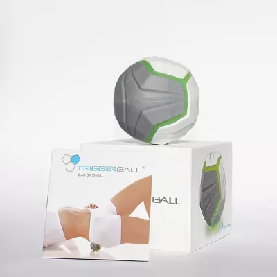 Bild: TRIGGERBALL® Das Original - Das Therapietool mit 42 Kanten präsentiert sich auf der FIBO 6 - 9 April 2017