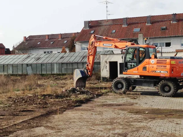 Bild: Groß-Zimmern: Bauvorbereitende Maßnahmen in der Weberstraße