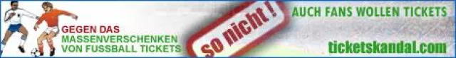Aktion für eine faire Vergabe von Tickets bei Grossanlässen Bild: Aktion für eine faire Vergabe von Tickets bei Grossanlässen