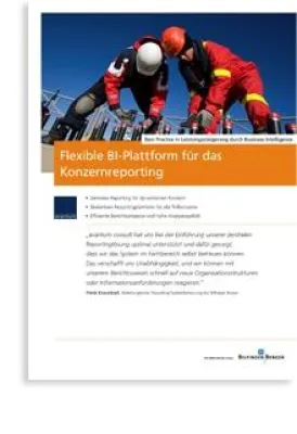 Bild: Flexible BI-Plattform für das Konzernreporting von Bilfinger Berger