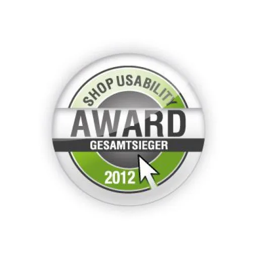 Shop Usability Award 2012 Bild: Shop Usability Award 2012