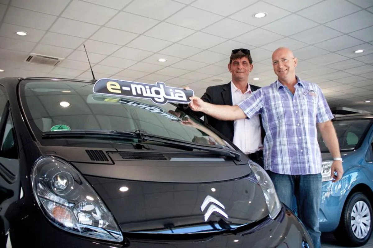 Das Sonnenpflücker Team 2011: Michael Huhn (rechts) und Olaf Hundertmark (links).