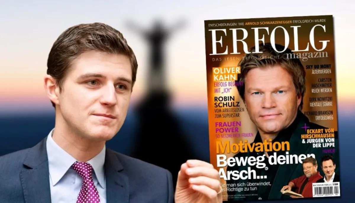 Verleger Julien Backhaus und der neue Titel ERFOLG Magazin