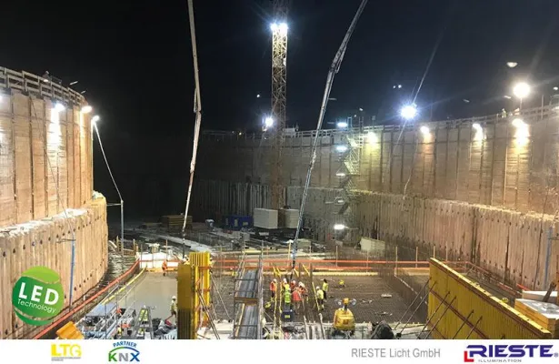 Bild: LED Kranbeleuchtung - die Zukunft für Sicherheit und Energie sparen