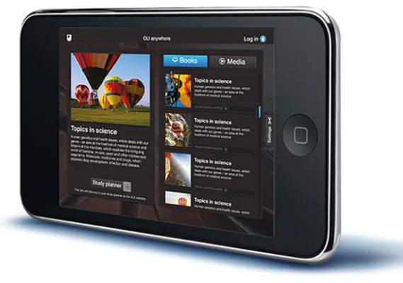 Bild: Studieren mit Tablet oder Smartphone: Open University-Lehrbücher als App