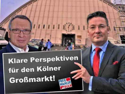 Bild: Köln: Großmarkt bleibt in Raderberg. Freie Wähler sehen sich bestätigt.