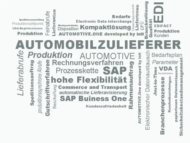 Bild: Automotive Lösung speziell für Zulieferer