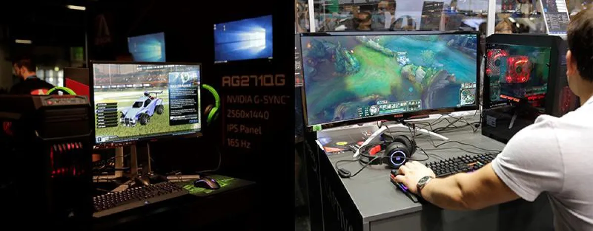 AOC AGON Produkte auf der gamescom