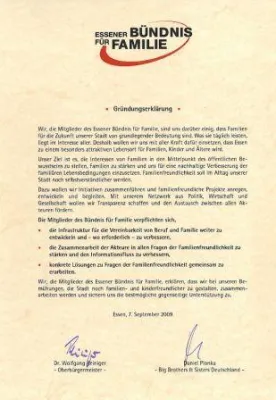 Bild: Familienfreundlichkeit als gemeinsames Ziel