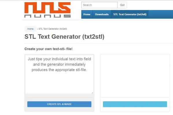 Bild: Nunus World veröffentlicht den ersten Stl-Text-Generator
