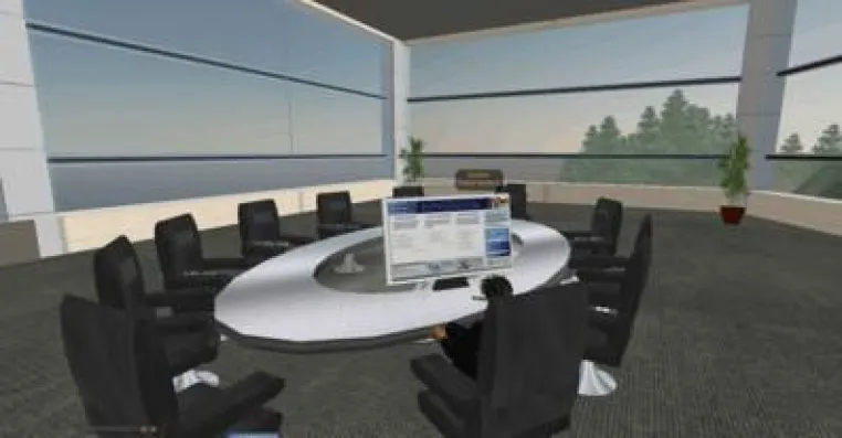 Bild: hansen-creativ nutzt Second Life für Schulungsprojekte im virtuellen Raum
