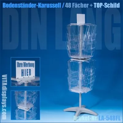 Bild: Edle Prospektständer für den Außenbereich von VITAdisplays®