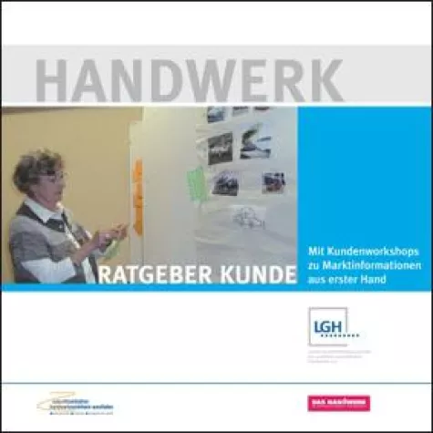 Broschüren werben für das Instrument Kundenworkshop Bild: Broschüren werben für das Instrument Kundenworkshop