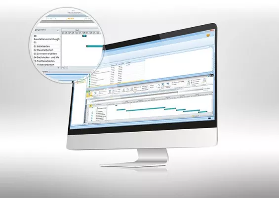 Bild: SIDOUN Globe mit integriertem MS Project