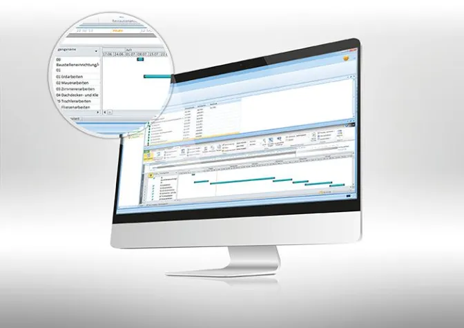 Bild: SIDOUN Globe mit integriertem MS Project