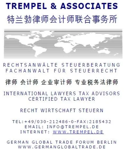Bild: German-American Legal & Tax Network: Edmund Rowan (USA) wird off-councelor bei Trempel & Associates