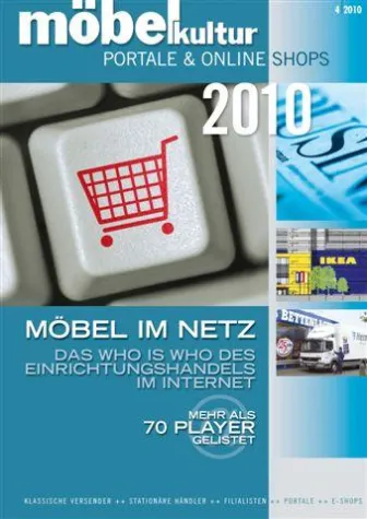 Bild: „Möbel im Netz“ – Portale & Online Shops 2010. Mehr als 70 Player gelistet.