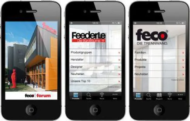 Bild: Drei Apps von feco-Feederle