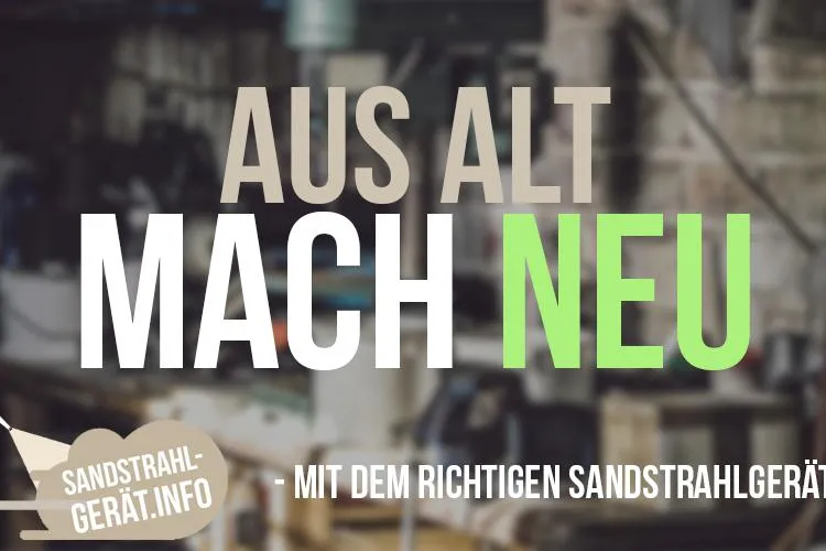Mikrovergleichsportal für Sandstrahlgeräte Bild: Mikrovergleichsportal für Sandstrahlgeräte