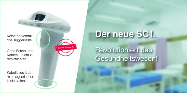 Bild: Neuer Scanner revolutioniert Gesundheitswesen: DENSO WAVE EUROPE launcht in Kürze SC1-QB
