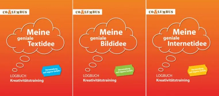 Bild: CO & LUMBUS Logbücher Textidee, Bildidee, Internetidee für autonomes Kreativitätstraining ohne Seminar/Coach