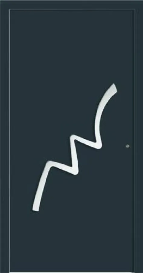 Alu-Haustür Kompakt PLUS aus der Serie Modern.   Foto: Wirus-Fenster