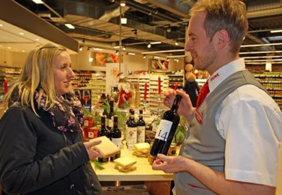 Bild: Wein trifft Käse