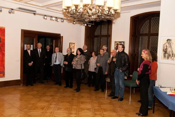 Finissage zur Kunstausstellung von Edda Grossman in der Rektoratsvilla Bild: Finissage zur Kunstausstellung von Edda Grossman in der Rektoratsvilla