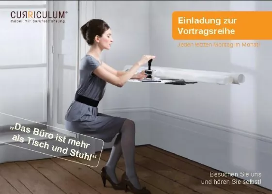 Bild: Das Büro ist mehr als Tisch und Stuhl Curriculum - Wissensvermittlung rund um Büro und die Büroeinrichtung