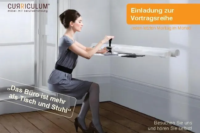 Bild: Das Büro ist mehr als Tisch und Stuhl Curriculum - Wissensvermittlung rund um Büro und die Büroeinrichtung