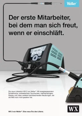 St. Thomas erwärmt Kunden für die neue Lötstation WX 2 von Weller® Bild: St. Thomas erwärmt Kunden für die neue Lötstation WX 2 von Weller®
