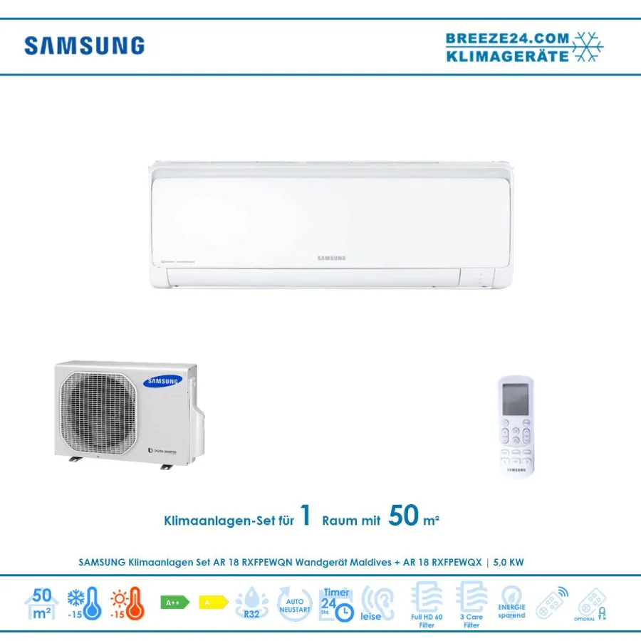 ? KLIMAANLAGEN - SET VON SAMSUNG FÜR 1 ZIMMER MIT BIS ZU 50 M²