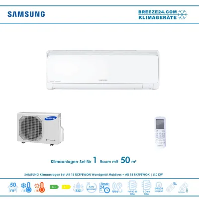 ? KLIMAANLAGEN - SET VON SAMSUNG FÜR 1 ZIMMER MIT BIS ZU 50 M² Bild: ? KLIMAANLAGEN - SET VON SAMSUNG FÜR 1 ZIMMER MIT BIS ZU 50 M²