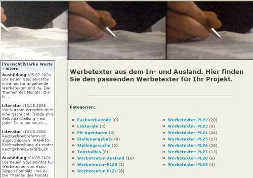 Bild: Werbetexter gesucht?