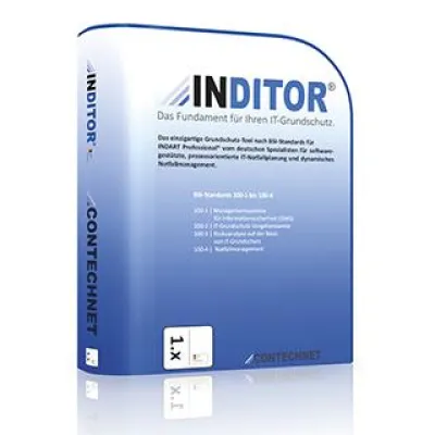 Bild: Software für IT-Notfallplanung INDART Professional® integriert eigenes Grundschutz-Modul INDITOR®