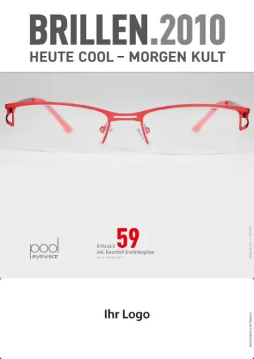 Bild: Werbung für designorientierte Optiker