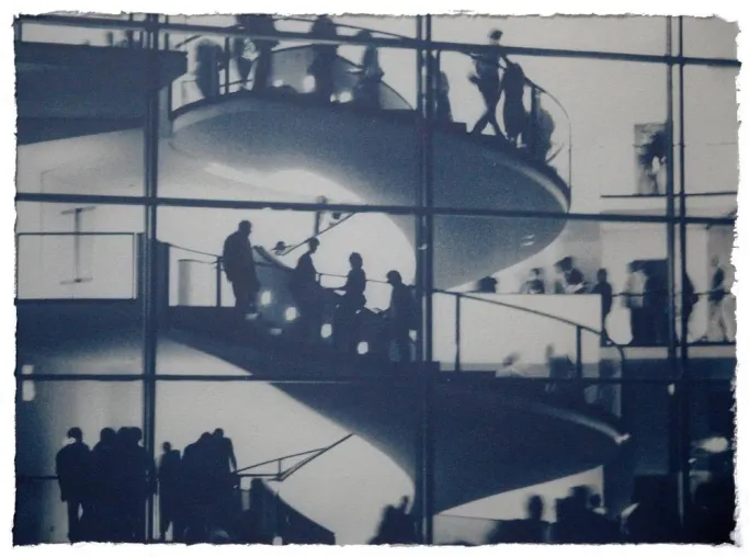Ausstellung „GEGENBILDER“ - Cyanotypien von Frank Gerald Hegewald Bild: Ausstellung „GEGENBILDER“ - Cyanotypien von Frank Gerald Hegewald
