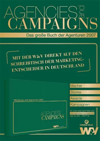 Bild: Das Who is Who" der Werbebranche - COMMANDER VERLAG kooperiert mit W&V