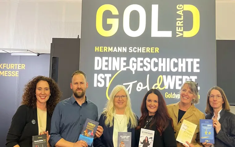 Bild: Frankfurter Buchmesse 2025: GOLD Verlag feiert glanzvollen Buch-Launch und Messetalk-Premiere  