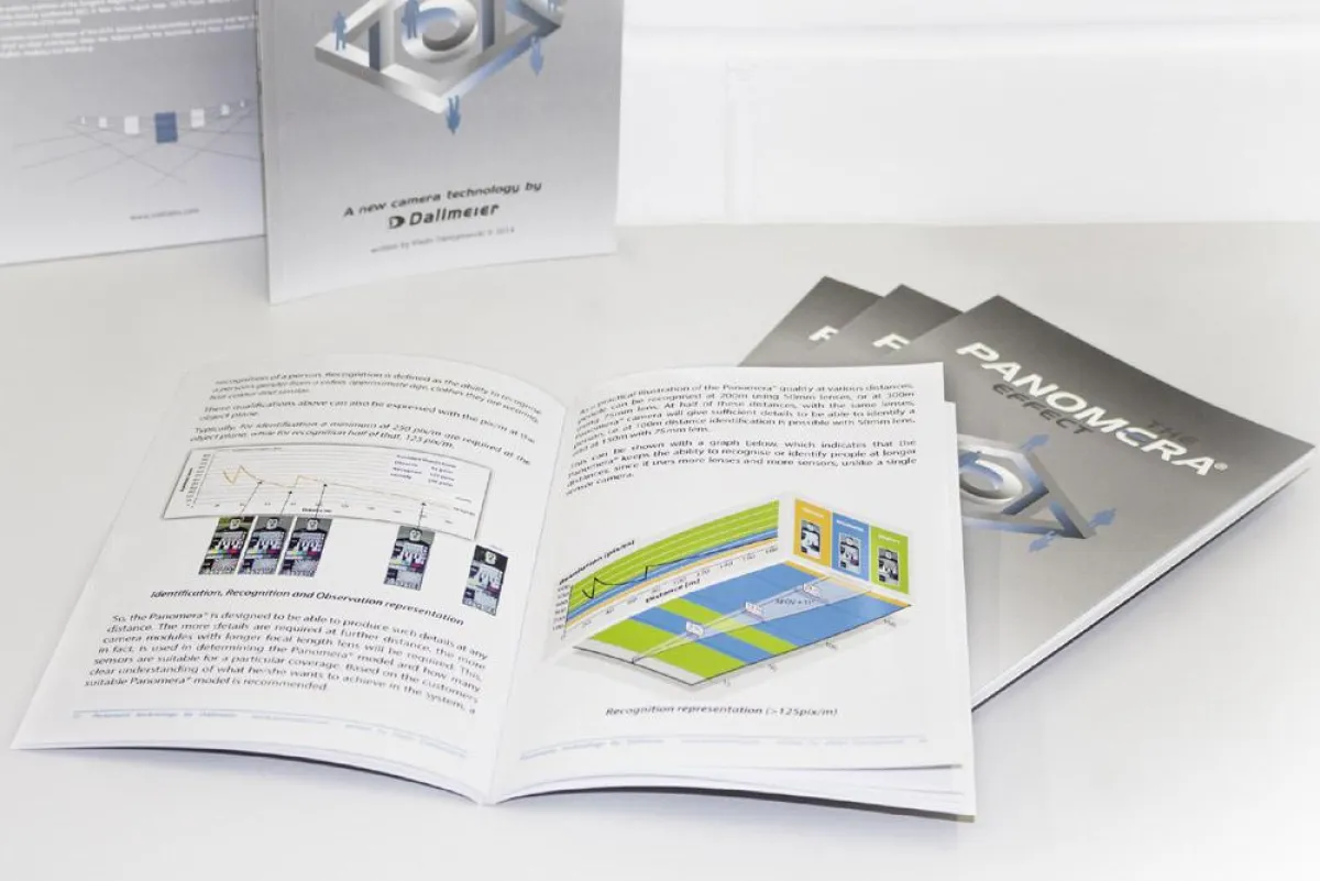 Das Buch beschreibt die von Dallmeier entwickelte Kameratechnologie Panomera