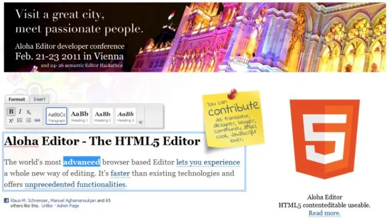 Bild: Aloha Editor Konferenz – Open-Source-Innovation aus Österreich