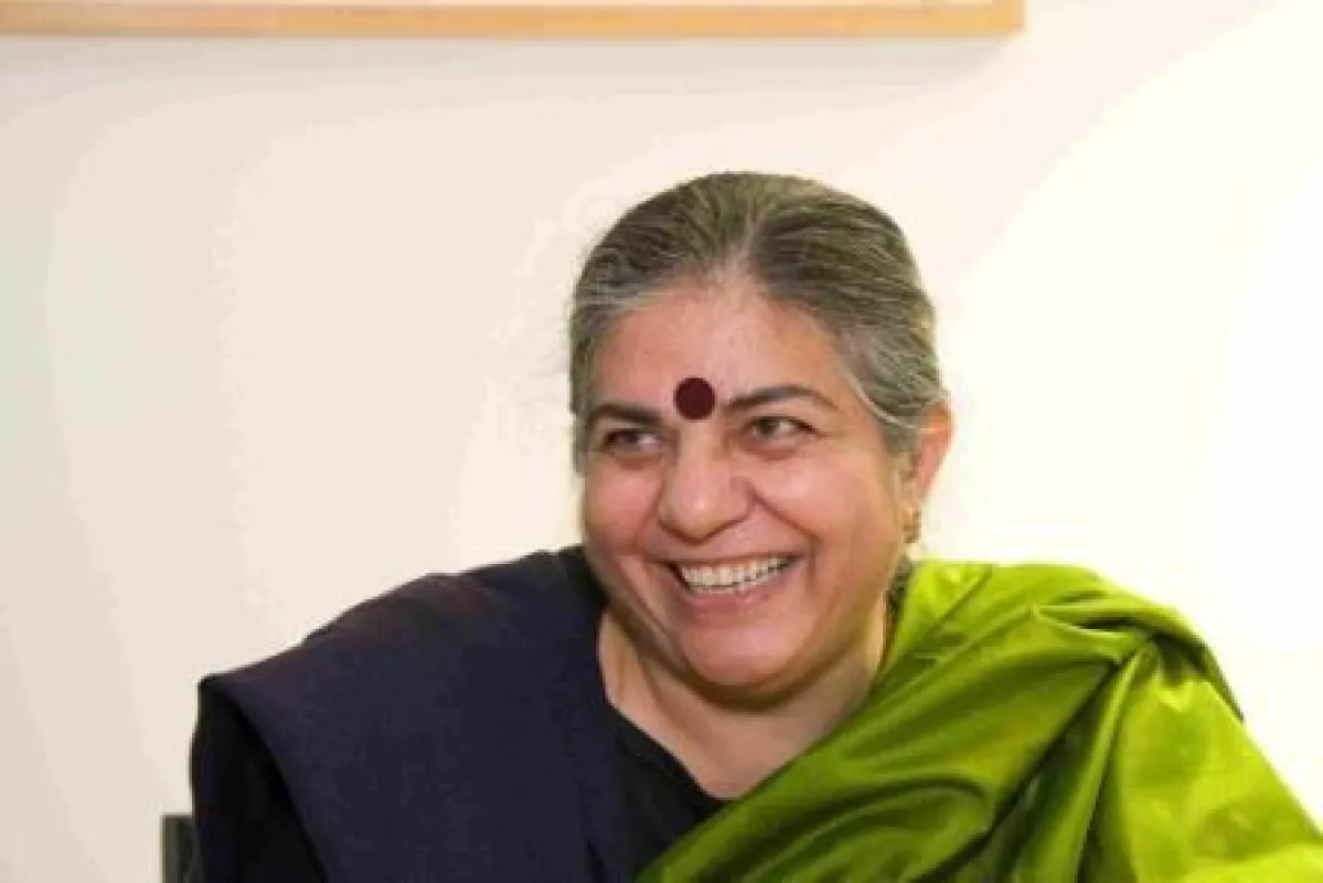 Dr. Vandana Shiva, Umweltaktivistin, Sprecher bei der SusCon 2012 und Teilnehmer der Rio+20 Konferen